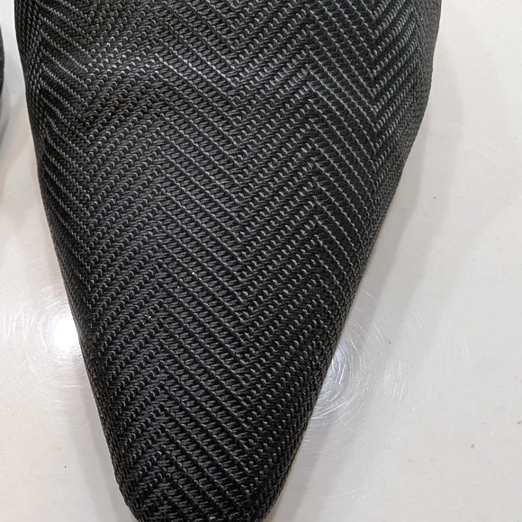 Amalfi Nordstrom Black Tuxedo Slingback Heels - Picture 6 of 10